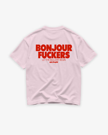 Heavy Oversized Tee - Bonjour Fuckers