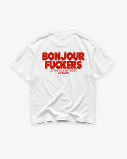 Heavy Oversized Tee - Bonjour Fuckers