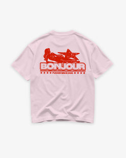 Heavy Oversized Tee - Bonjour Fuckers V2
