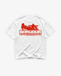 Heavy Oversized Tee - Bonjour Fuckers V2