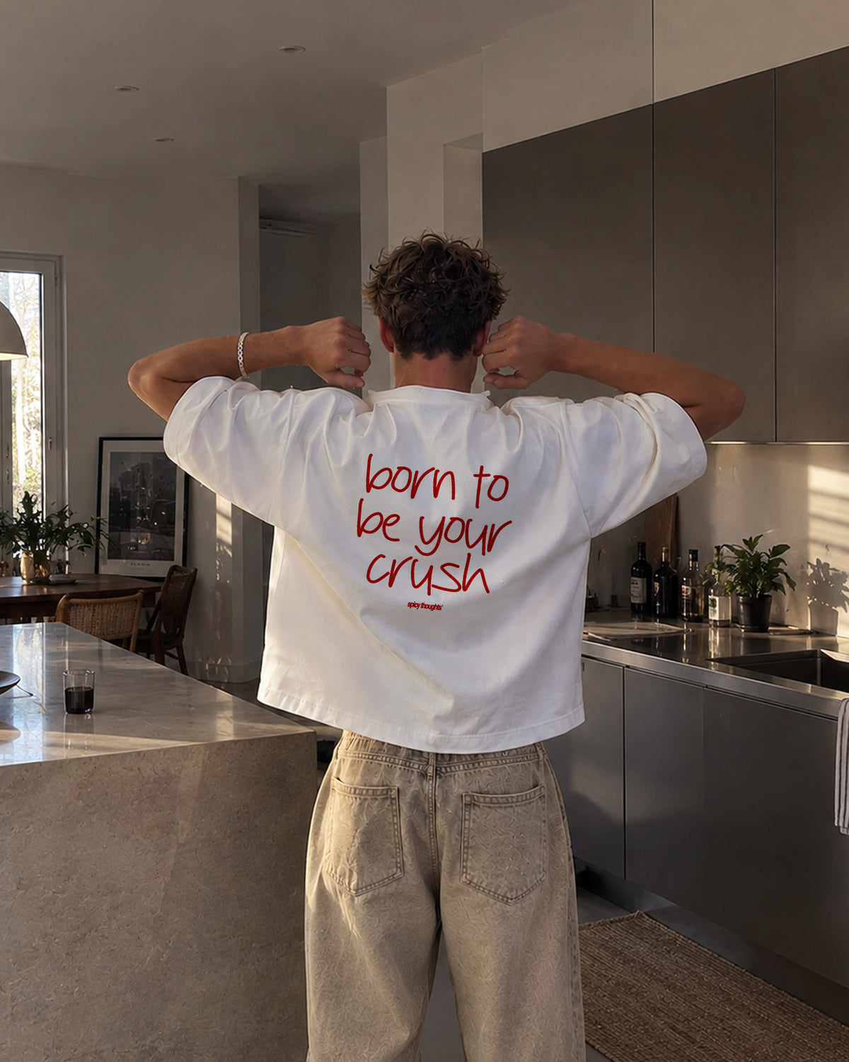 Heavy Oversized Tee - Born to be your crush