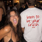 Heavy Oversized Tee - Born to be your crush