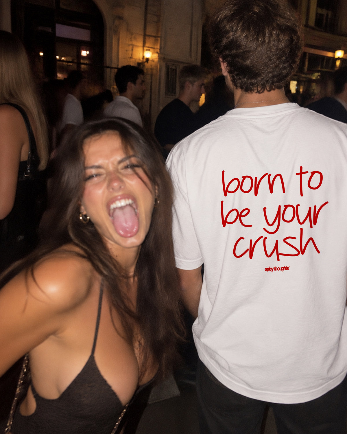 Heavy Oversized Tee - Born to be your crush