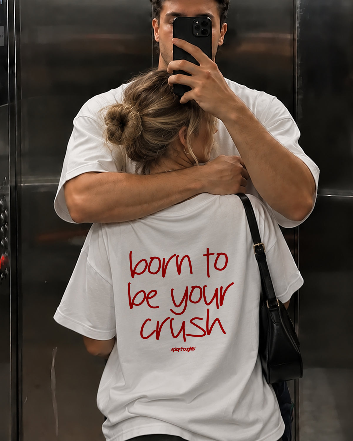 Heavy Oversized Tee - Born to be your crush