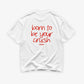 Heavy Oversized Tee - Born to be your crush