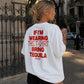 Heavy Oversized Tee - If I’m Wearing This T-Shirt Bring Tequila