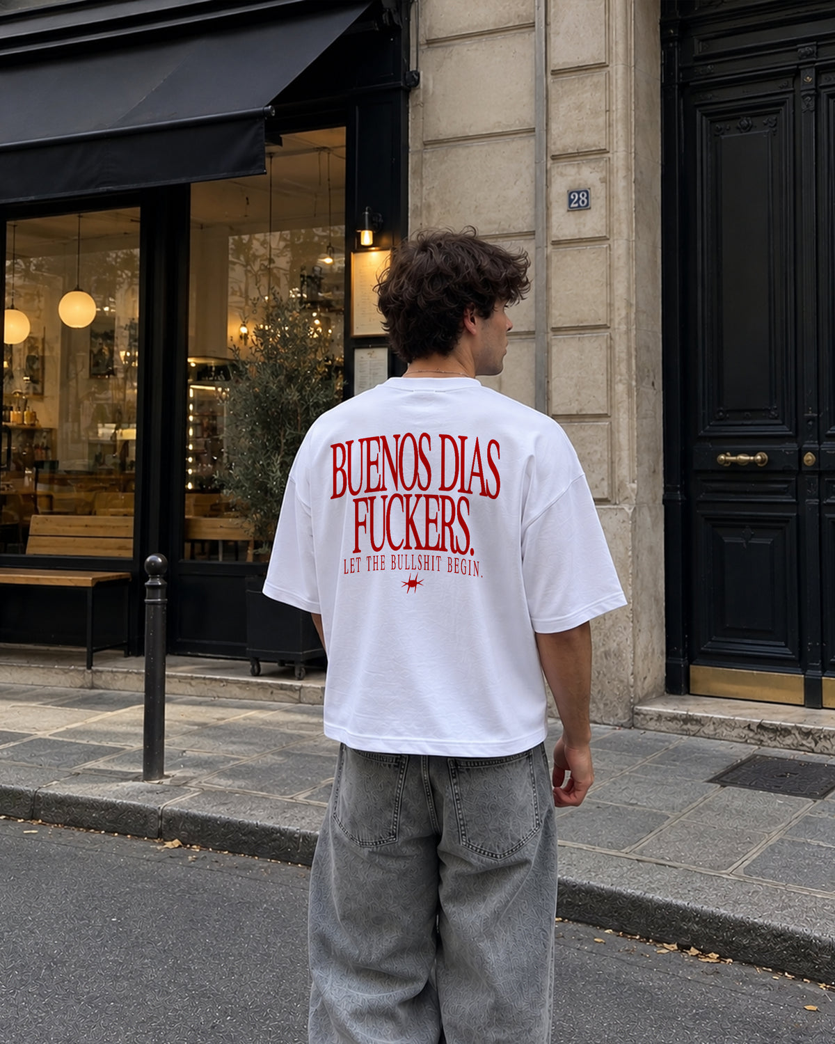 Heavy Oversized Tee - Buenos Dias Fuckers