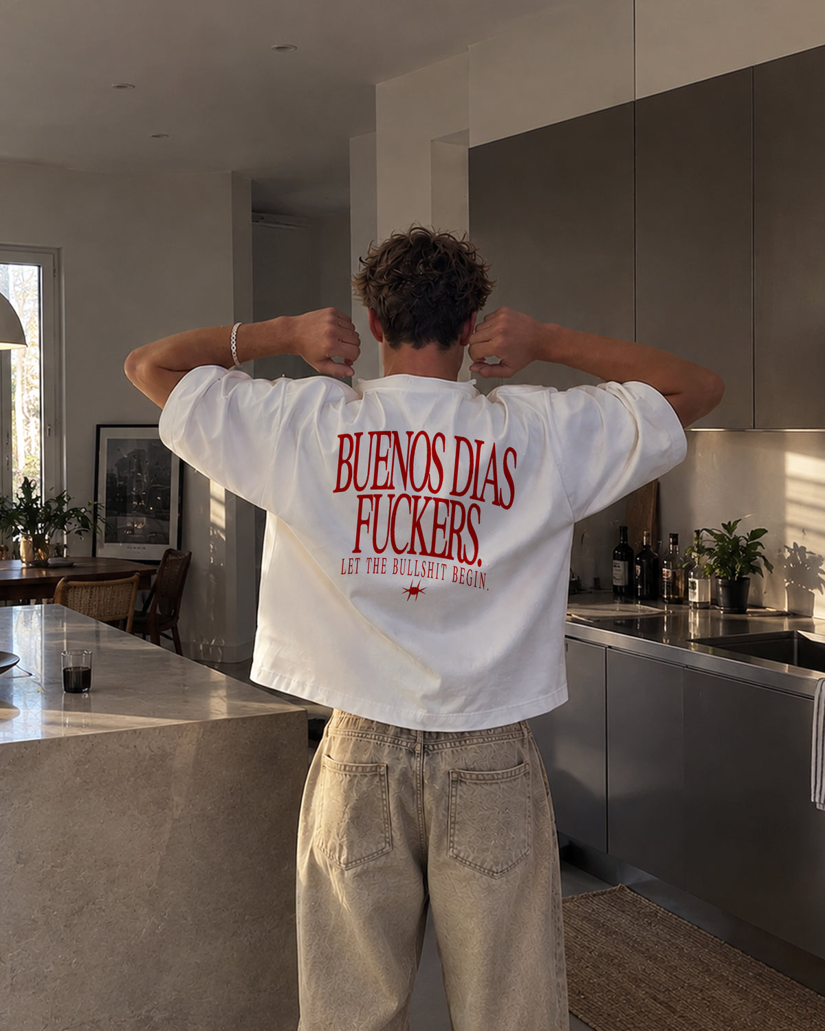 Heavy Oversized Tee - Buenos Dias Fuckers