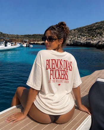 Heavy Oversized Tee - Buenos Dias Fuckers