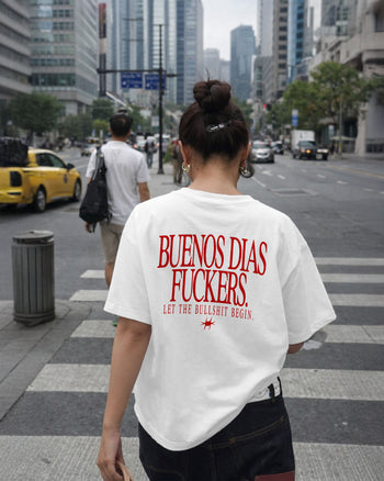 Heavy Oversized Tee - Buenos Dias Fuckers