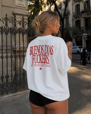 Heavy Oversized Tee - Buenos Dias Fuckers