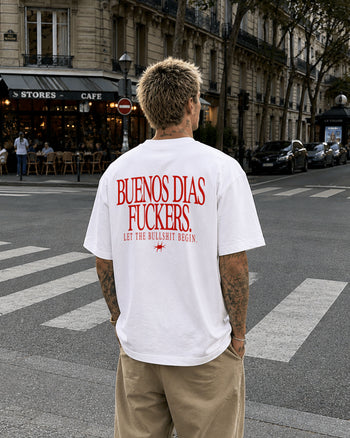 Heavy Oversized Tee - Buenos Dias Fuckers