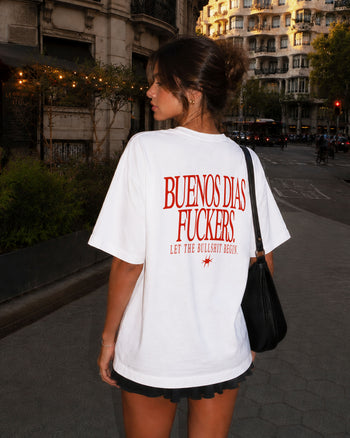 Heavy Oversized Tee - Buenos Dias Fuckers