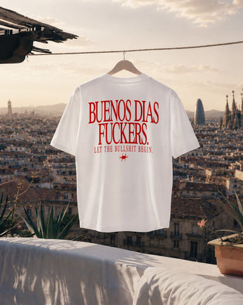 Heavy Oversized Tee - Buenos Dias Fuckers