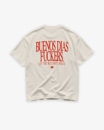 Heavy Oversized Tee - Buenos Dias Fuckers