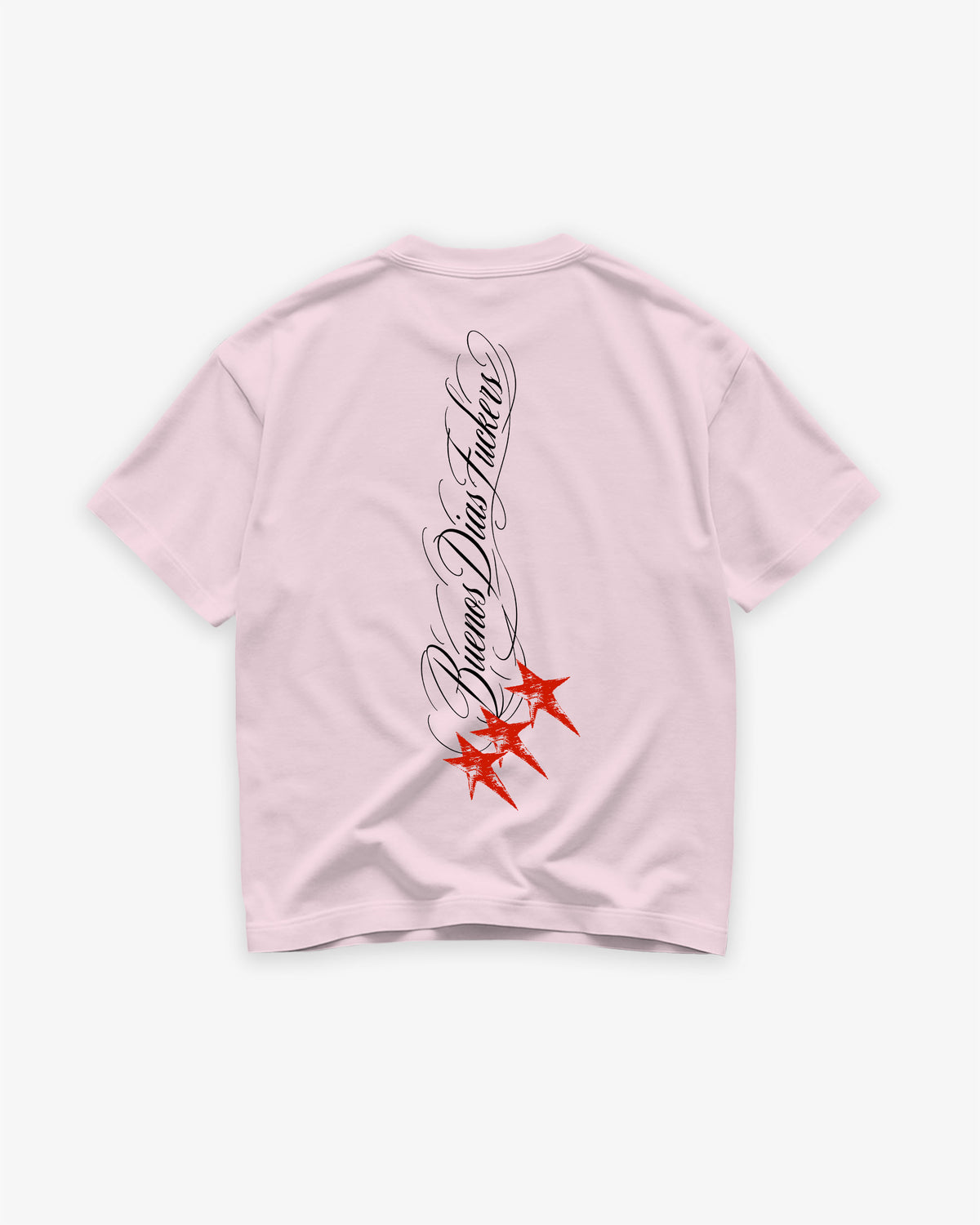 Heavy Oversized Tee - Buenos Dias Fuckers Stars