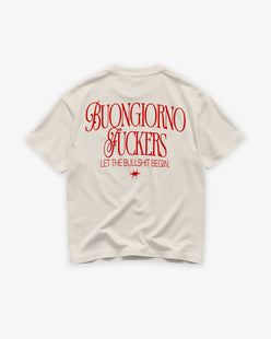 Heavy Oversized Tee - Buongiorno Fuckers