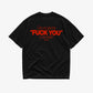 Heavy Oversized Tee - Can You See The Fuck You In My Smile
