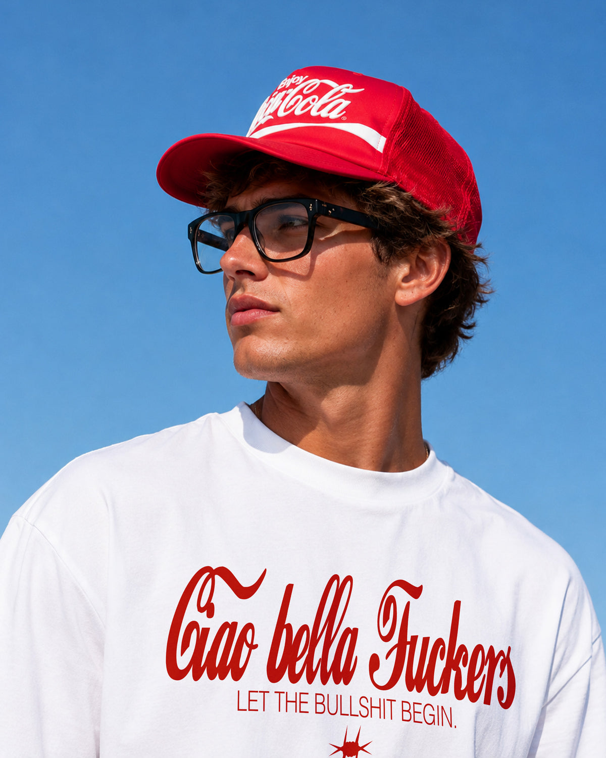 Heavy Oversized Tee - Ciao Bella Fuckers