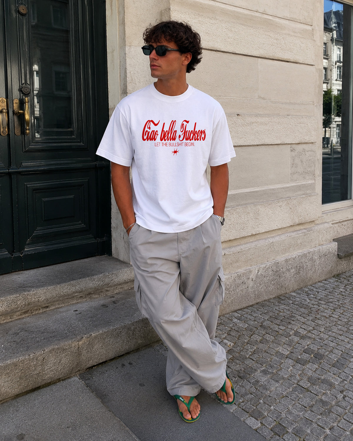 Heavy Oversized Tee - Ciao Bella Fuckers