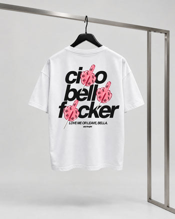 Heavy Oversized Tee - Ciao Bella Fucker Candy