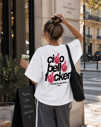 Heavy Oversized Tee - Ciao Bella Fucker Candy