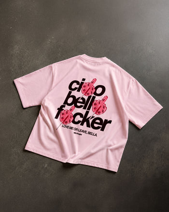 Heavy Oversized Tee - Ciao Bella Fucker Candy
