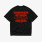 Heavy Oversized Tee - Somewhere Between A Depression And Ibiza