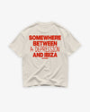 Heavy Oversized Tee - Somewhere Between A Depression And Ibiza