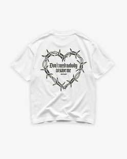 Heavy Oversized Tee - Don’t Need Nobody To Save Me