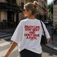 Heavy Oversized Tee - Enjoy Life, Stay Sexy and Don’t Give a Fuck