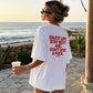 Heavy Oversized Tee - Enjoy Life, Stay Sexy and Don’t Give a Fuck