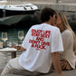 Heavy Oversized Tee - Enjoy Life, Stay Sexy and Don’t Give a Fuck