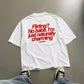 Heavy Oversized Tee - Flirting? No babe, I’m just naturally charming