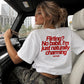 Heavy Oversized Tee - Flirting? No babe, I’m just naturally charming