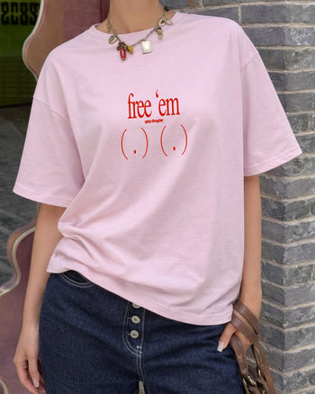 Heavy Oversized Tee - Free ’Em