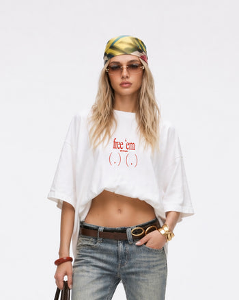 Heavy Oversized Tee - Free ’Em