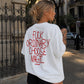 Heavy Oversized Tee - Fuck Ordinary, Choose Magic