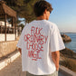 Heavy Oversized Tee - Fuck Ordinary, Choose Magic