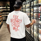 Heavy Oversized Tee - Fuck Ordinary, Choose Magic