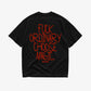 Heavy Oversized Tee - Fuck Ordinary, Choose Magic