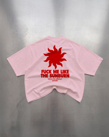 Heavy Oversized Tee - Fuck Me Like The Sunburn