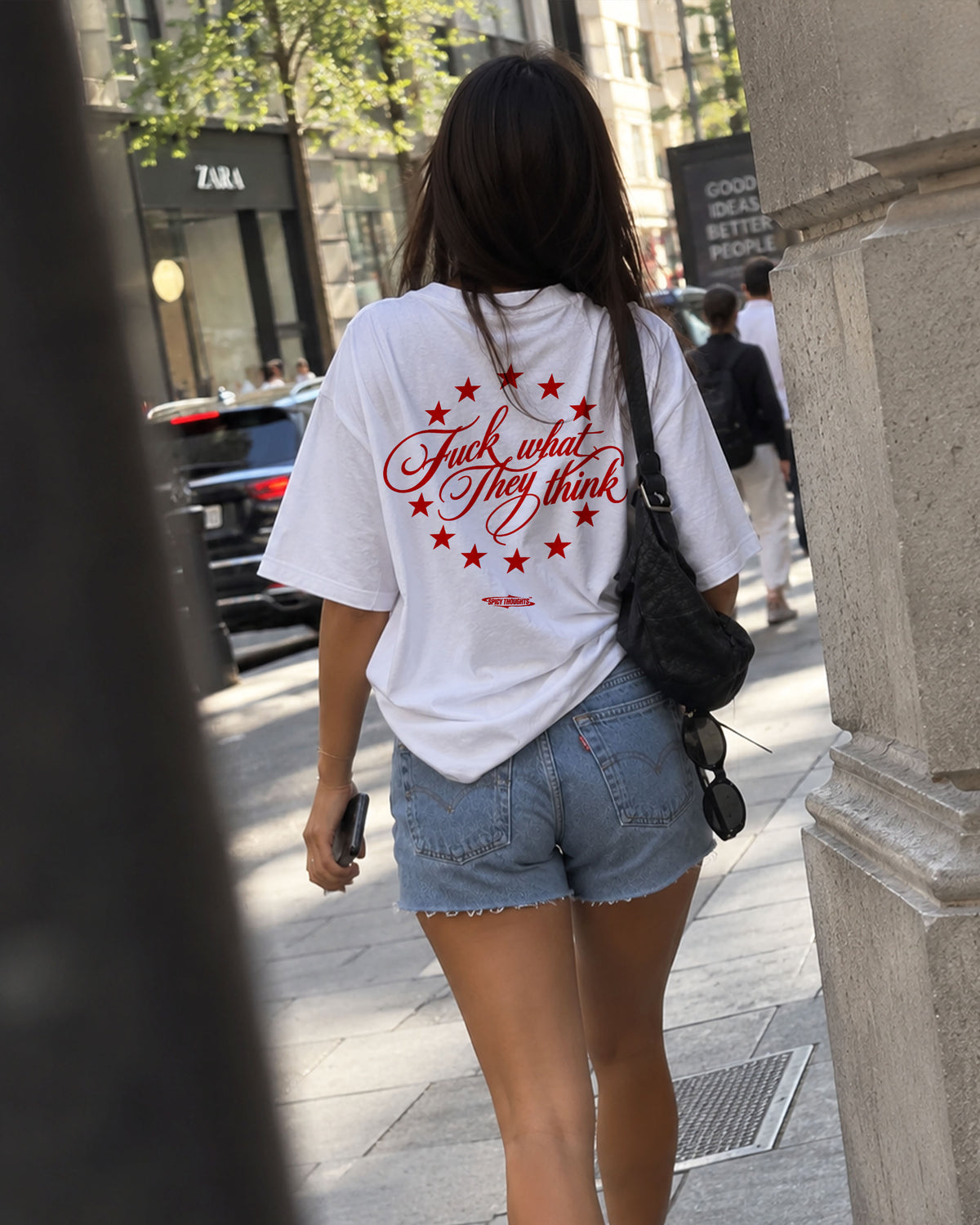 Heavy Oversized Tee - Fuck What They Think