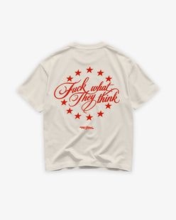 Heavy Oversized Tee - Fuck What They Think