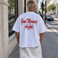 Heavy Oversized Tee - Good Morning Asshole