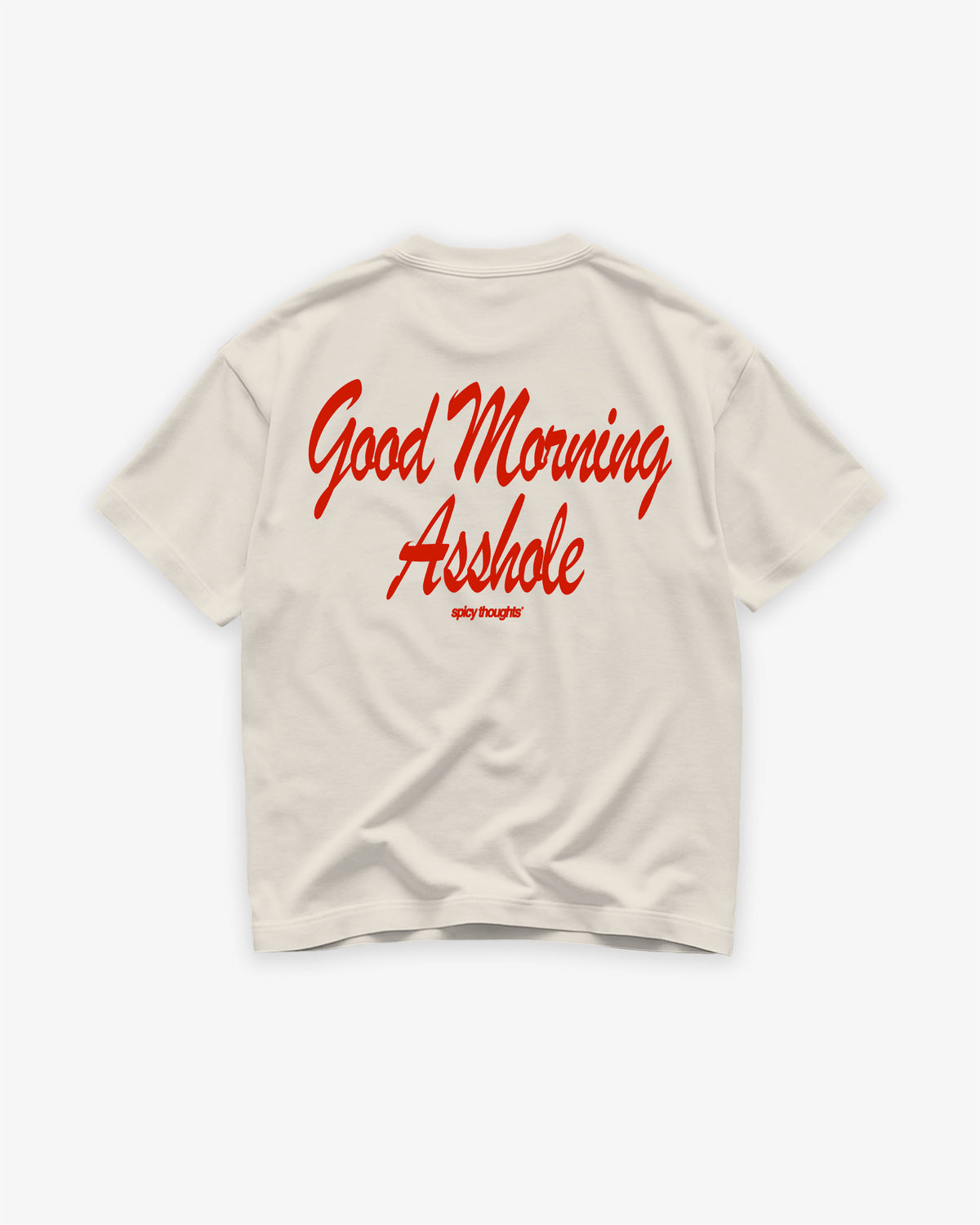 Heavy Oversized Tee - Good Morning Asshole