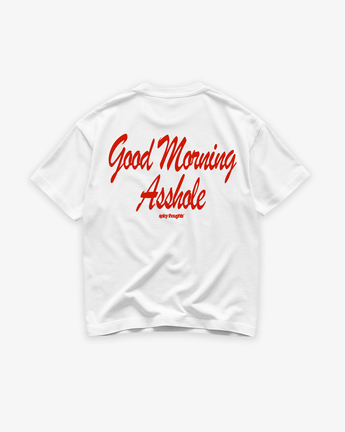 Heavy Oversized Tee - Good Morning Asshole