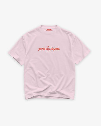 Heavy Oversized Tee - Good girl with a Dirty mind