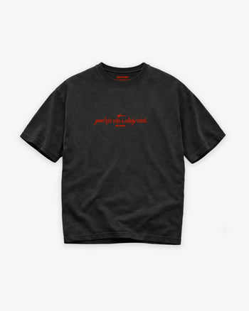 Heavy Oversized Tee - Good girl with a Dirty mind