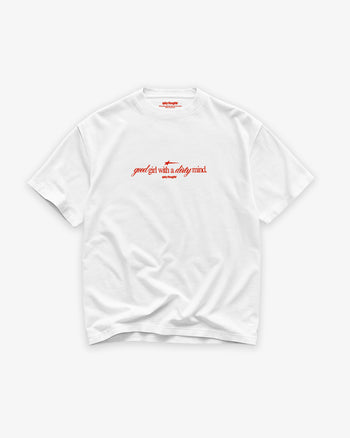Heavy Oversized Tee - Good girl with a Dirty mind